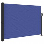 vidaXL Auvent latéral rétractable bleu 140x600 cm