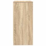 vidaXL Buffet chêne sonoma 57x34x76 cm bois d'ingénierie