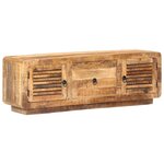 vidaXL Meuble TV 120x30x40 cm Bois de manguier brut