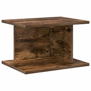 vidaXL Table de chevet Chêne fumé 40 x 30 x 25 cm Bois d'ingénierie