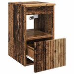 vidaXL Armoire de salle de bain Bois ancien 30 x 44 5 x 50 cm