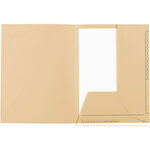 Chemises  dossier 2 rabats préimprimée capacité de 200 feuilles A4, carte 240 x 320 mm, Assortis (paquet 25 unités)