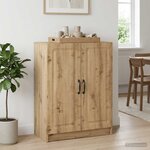 vidaXL Buffet Chêne artisanal 66 x 34 5 x 87 cm Bois d'ingénierie