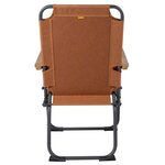 Bo-Camp Chaise de camping pliable Bushwick Argile