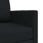 vidaXL Canapé-lit 2 en 1 Noir 74x77x81 cm Tissu
