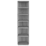vidaXL Étagère à chaussures Sonoma gris 27 5x27x102 cm Bois ingénierie