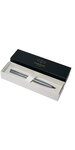 Parker urban stylo bille  gris métallique  recharge bleue pointe moyenne
