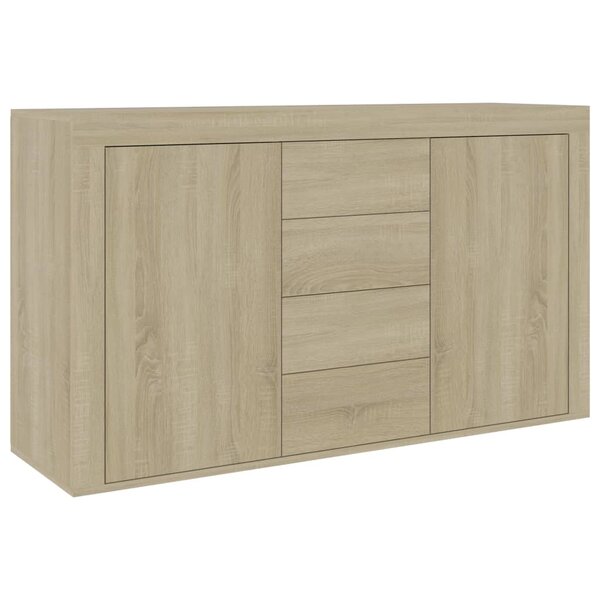 vidaXL Buffet Chêne sonoma 120x36x69 cm Bois d’ingénierie