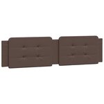 vidaXL Cadre de lit sans matelas marron 200x200 cm similicuir