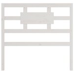 vidaXL Tête de lit Blanc 105 5x4x100 cm Bois massif de pin