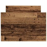 vidaXL Cadre de lit sans matelas vieux bois 90x190 cm bois ingénierie