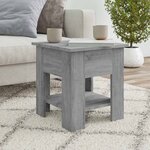 vidaXL Table basse Sonoma gris 40x40x42 cm Bois d'ingénierie