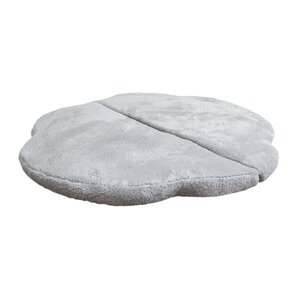 Tapis de jeu nuage en peluche Gris clair