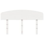 vidaXL Tête de lit blanc 135 cm bois massif de pin