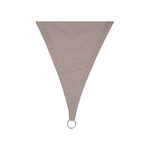 Perel Voile d'ombrage  hydrofuge  5 x 5 m  160 g/m²  polyester  carré  taupe