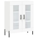 vidaXL Buffet blanc 69 5x34x90 cm bois d'ingénierie
