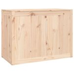 vidaXL Boîte à linge 88 5x44x66 cm Bois massif de pin