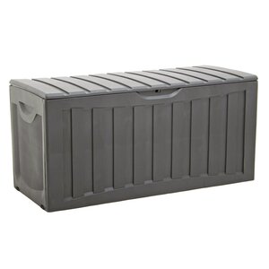 vidaXL Boîte de rangement Noir 118x53x57 cm Polypropylène