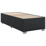 vidaXL Cadre de lit sans matelas noir 90x200 cm similicuir