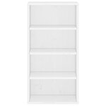 vidaXL Armoire latérale ODDA blanc 40x24x79 cm bois massif pin