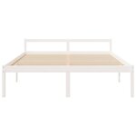 vidaXL Lit pour personne âgée sans matelas blanc 180x200 cm