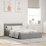vidaXL Cadre de lit à rangement hydraulique sans matelas 120x200 cm