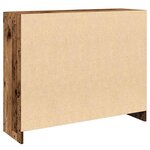 vidaXL Buffet vieux bois 91x28x75 cm bois d'ingénierie