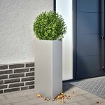 vidaXL Jardinière triangulaire 40x40x75 cm acier galvanisé