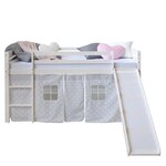 Lit mi-haut 90x200 étoiles avec matelas