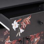 vidaXL Table de chevet avec tiroir Multicolore 50 x 33 x 60 cm