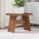 vidaXL Tabouret Naturel 40 x 25 x 31 cm Bois d'Acajou