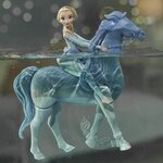 Disney La Reine des Neiges 2 - Poupee Princesse Disney Elsa 30 cm et son cheval Nokk interactif 23cm