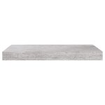 vidaXL Étagère murale flottante gris béton 50x23x3 8 cm MDF