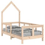 vidaXL Cadre de lit pour enfant 70x140 cm bois de pin massif