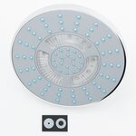 SCHÜTTE Pomme de douche avec éclairage LED GALAXIS chrome