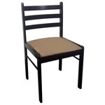 vidaXL Chaises à manger lot de 4 marron hévéa solide et velours