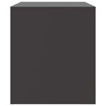 vidaXL Meubles TV 2 Pièces noir 67x39x44 cm acier