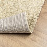 vidaXL Tapis shaggy PAMPLONA poils longs moderne doré 60x110 cm