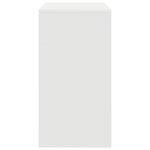 vidaXL Bureau d'écriture Blanc MDF 80 x 40 x 76 cm Style simple