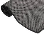 vidaXL Tapis à tissage plat d'extérieur 120x170 cm Gris