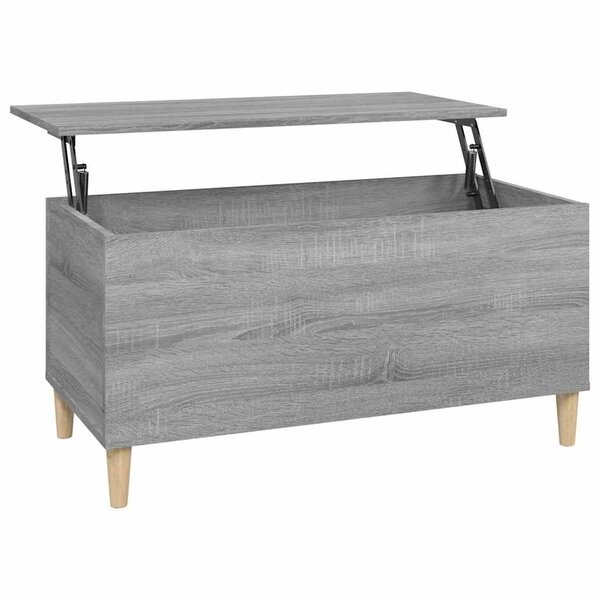 vidaXL Table basse Sonoma gris 90x44 5x45 cm Bois d'ingénierie