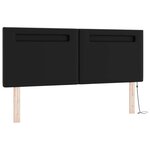 vidaXL Lit à ressorts avec matelas Noir 140 x 190 cm Simili cuir