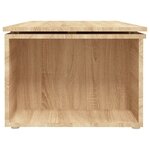 vidaXL Table basse Chêne sonoma 150x50x35 cm Bois d’ingénierie