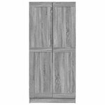 vidaXL Garde-robe Sonoma gris 82 5x51 5x180 cm Bois d'ingénierie