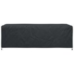 vidaXL Housse pour meubles Uni Noir 300 x 110 x 70 cm 600D