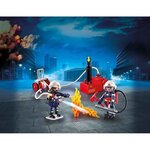 Playmobil 9468 - city action - pompiers avec matériel d'incendie