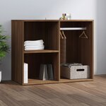 vidaXL Armoire de dressing Chêne marron 80x40x65 cm Bois d'ingénierie