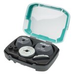 wolfcraft Jeu d'outils d'agrandissement de trous à scies cloches 3 Pièces