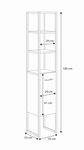 Armoire haute AURA bois métal