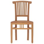 vidaXL Ensemble à manger de jardin 7 Pièces Bois de teck solide